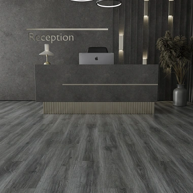 Кварцвиниловая плитка SPC Ideal Flooring Prime Wood 01012 Dark