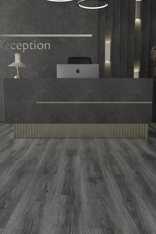 Кварцвиниловая плитка SPC Ideal Flooring Prime Wood 01012 Dark