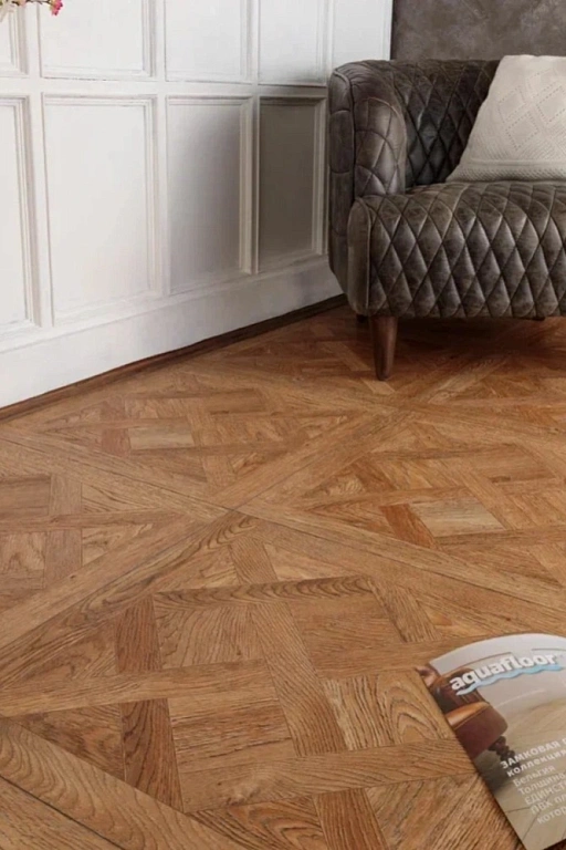 Кварцвиниловый SPC ламинат Aquafloor Versailles AF7004VS 600×600×7