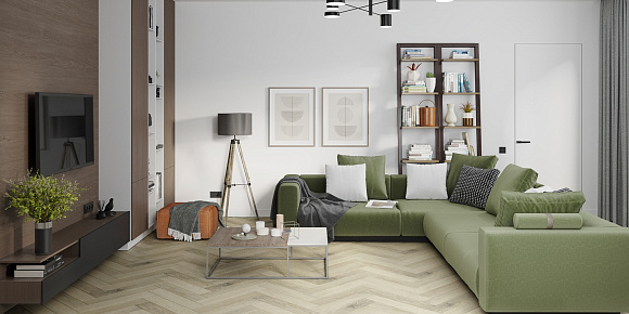 Кварцвиниловый SPC ламинат Damy Floor London Честер Chester 200415EL-01 венгерская елка 615×123×4