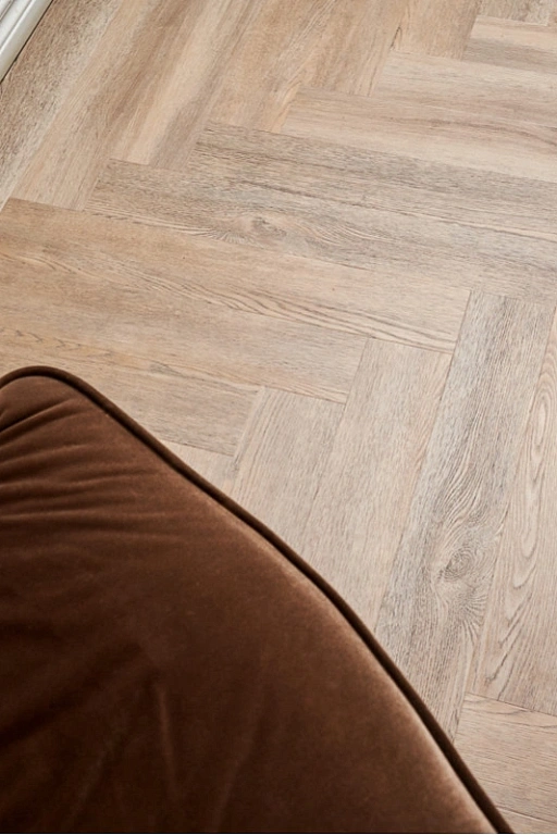 Виниловый пол Vinilam Parquet Herringbone Glue Паркет Северный
