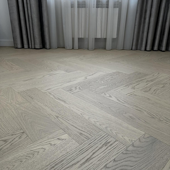 Кварцевый паркет Quartz Parquet Английская Ёлка Дуб Шампань 33-414 5/0,6 мм