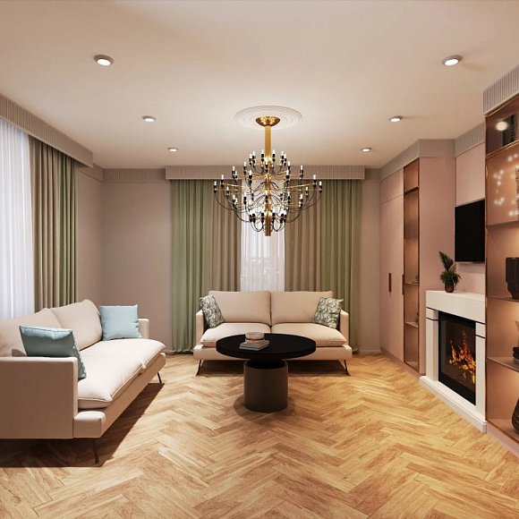 Ламинат JOSS BEAUMONT GUSTO БАЛЬМЕН (683х123х12мм, Английская ёлка) 33 кл