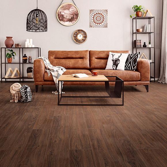 Ламинат Tarkett Taiga Первая Уральская Дуб коричневый