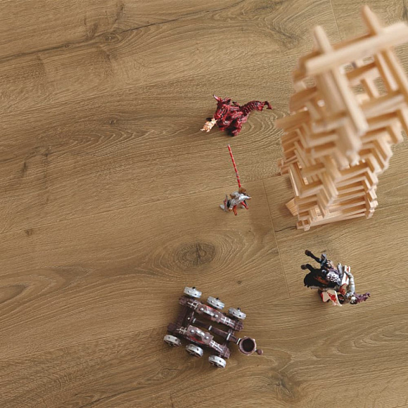 Виниловый пол Pergo Classic Plank Optimum Glue Дуб Горный Коричневый