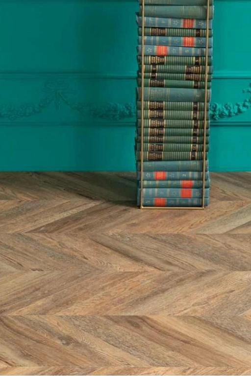 Виниловый пол Vinilam Parquet Chevron Шеврон Нормандия