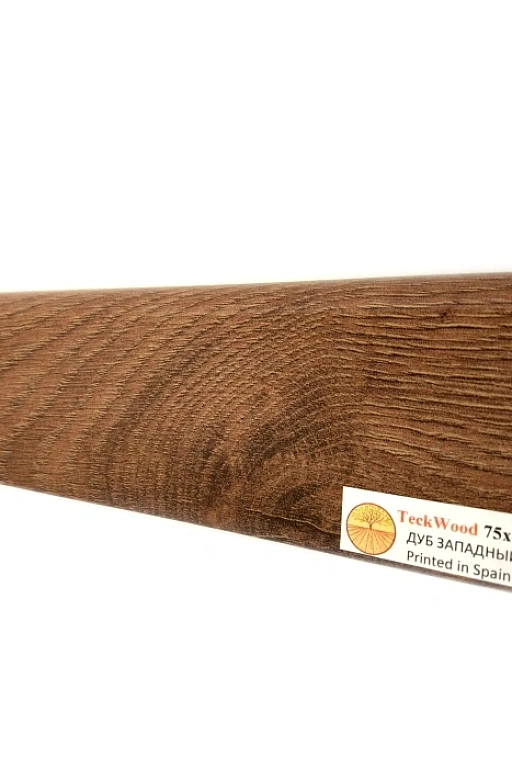 Плинтус Teckwood Дуб Западный (Oak West) 75 мм