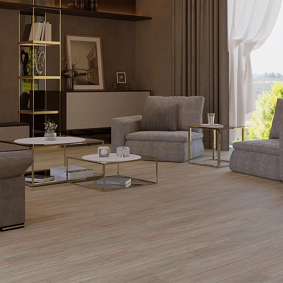 Каменный ламинат MSPC StoneFloor Дуб Арктическое лето K0026-18 MP 1220х141х8 мм