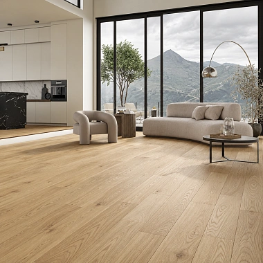Кварцевый паркет Quartz Parquet Классик Дуб Медовый Раф 463 7/1,2 мм