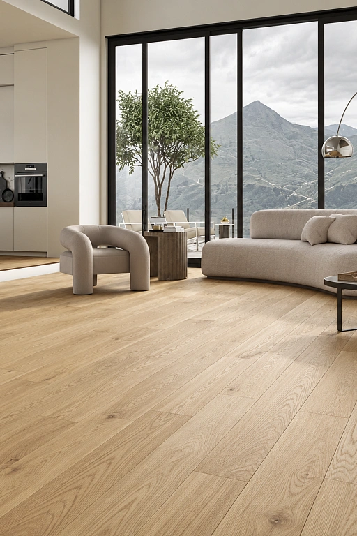 Кварцевый паркет Quartz Parquet Классик Дуб Медовый Раф 463 7/1,2 мм