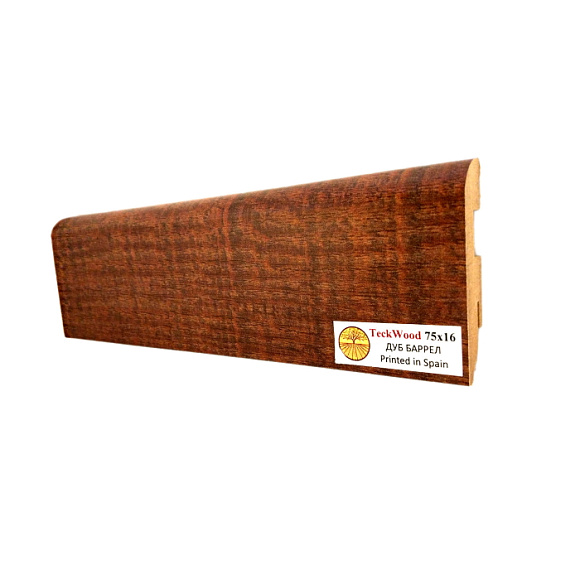 Плинтус Teckwood Дуб Баррел (Oak Barrel) 75 мм