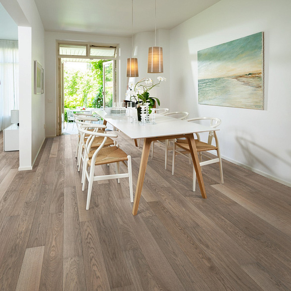 Паркетная доска Karelia Дуб Story 138 Misty Grey