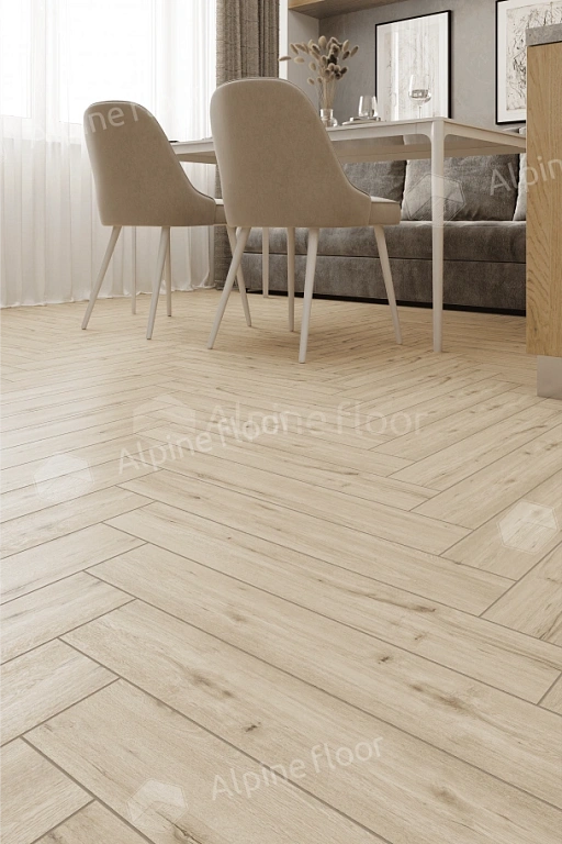 Ламинат Alpine Floor Herringbone Дуб Лион