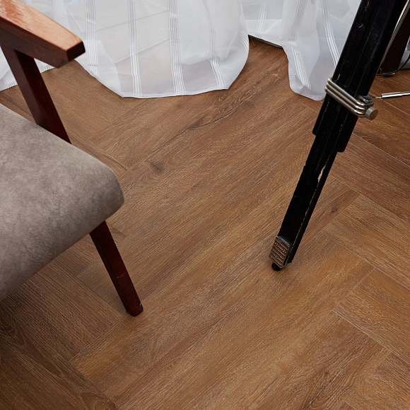 Каменный ламинат SPC Steinholz Кайфер STH037H Коричневый 640x128 мм