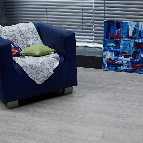 Каменный ламинат SPC Steinholz Траун STH027 Серый 1220x180 мм