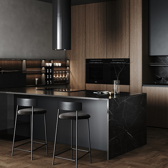 Кварцевый паркет Quartz Parquet Штучный паркет Дуб Трюфельный 44-1258-03 5/0,6 мм