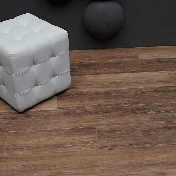 Каменный ламинат SPC Steinholz Хайнфельс STH021 Шоколадно-коричневый 1220x180 мм