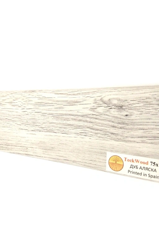 Плинтус Teckwood Дуб Аляска (Oak Alaska) 75 мм