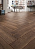 Ламинат Kronotex Herringbone Дуб тёмный Петерсcон D 4766
