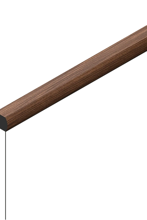 Молдинг D15V2 BR396 HI WOOD 15мм х 15мм х 2.7м