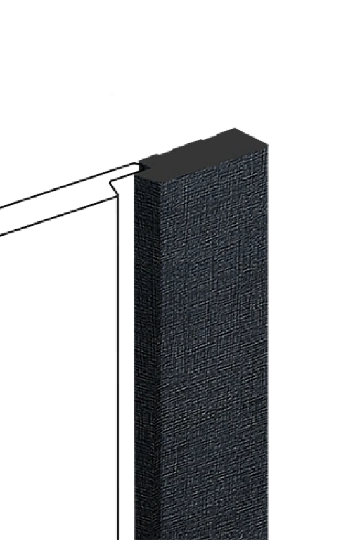 Финишный молдинг LF124B BK114K HI WOOD 31мм х 12мм х 2.7м
