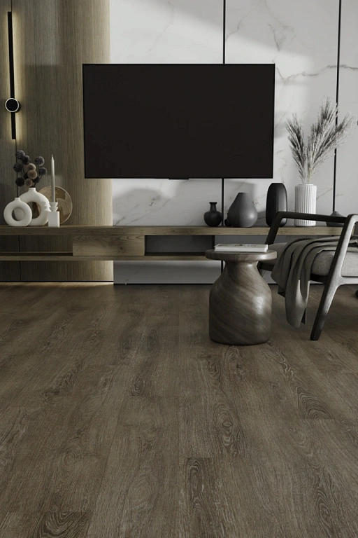 Кварцвиниловая плитка SPC Ideal Flooring Prime Wood 01011 Truffle
