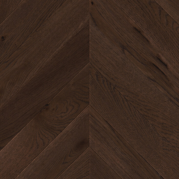 Инженерная доска Французская елка Living Tree Дуб Шоколад Селект. Размер 515х110x13.5мм (0.68)