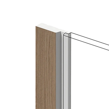 Финишный молдинг LF124A BR417N  HI WOOD 42мм х 12мм х 2.7м