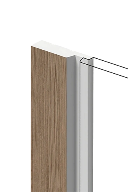 Финишный молдинг LF124A BR417N  HI WOOD 42мм х 12мм х 2.7м