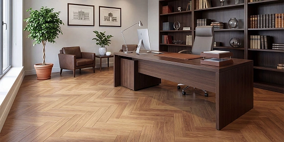 Каменный MSPC ламинат Stone Floor Английская елка Дуб Миллерфилд 2529-15 MР. Размер 564х141х8 мм(1.59)