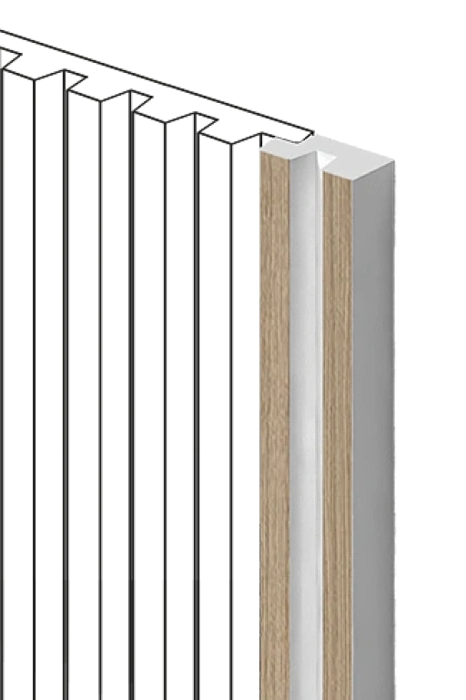 Финишный молдинг LF129B BR417N HI WOOD 23мм х 11мм х 2.7м