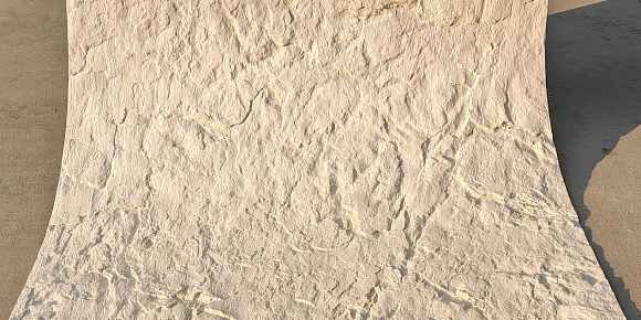 Гибкий камень Decaro WallPanels Flex Stone Камень D1001 Rock. Размер 3000x1160х3-13мм.