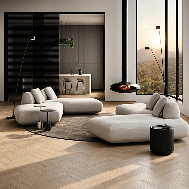 Кварцевый паркет Quartz Parquet Штучный паркет Дуб Маскарпоне 44-1258-06 5/0,6 мм