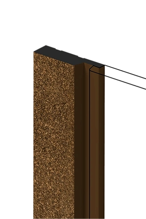 Финишный молдинг LF124A G387 HI WOOD 42мм х 12мм х 2.7м