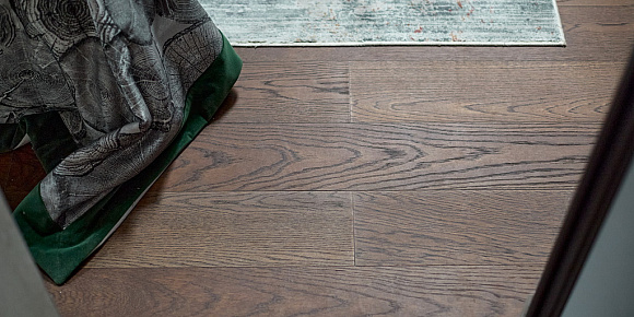 Кварцевый паркет Quartz Parquet Классик Дуб Брауни 413 5/0,6 мм