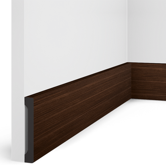 Плинтус  B90V1 BR396 HI WOOD 90мм х 14мм х 2.7м