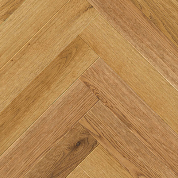 Инженерная доска Английская елка Living Tree Дуб Золотистый Натур. Размер 595х110x12мм (0.785)