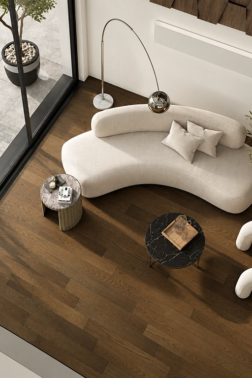 Кварцевый паркет Quartz Parquet Классик Дуб Брауни 413 5/0,6 мм