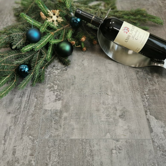 Каменный ламинат SPC StoneFloor 8875709 HP Плитка Жемчужно-серая 610*305*4,5 мм