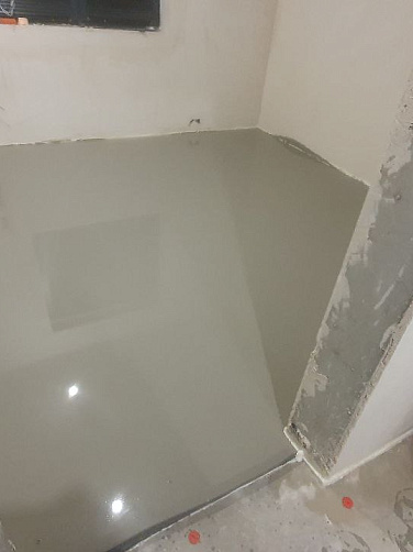 Устройство наливного пола 130 м2 заг. Дом Ленинградская обл.