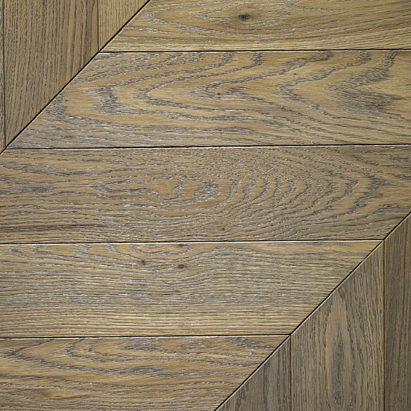 Инженерная доска HAVEN Французская елка Дуб A19 Натур. Размер 600х100х12 мм.