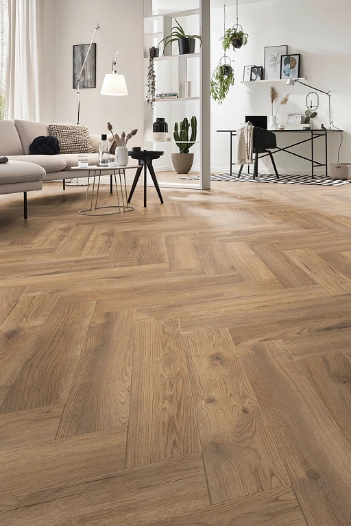 Ламинат Kronotex Herringbone Дуб Натуральный Петерсcон D 4764