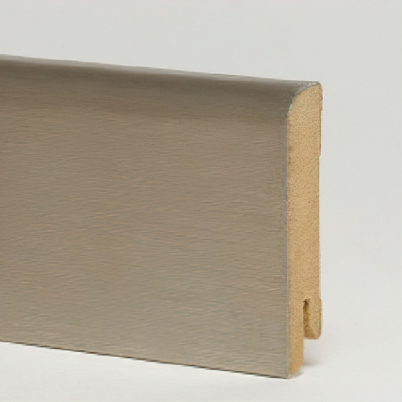 Плинтус Pedross Алюминий темный 70 х 15 мм шпонированный