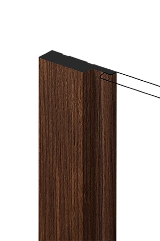 Финишный молдинг LF124A BR396 HI WOOD 42мм х 12мм х 2.7м