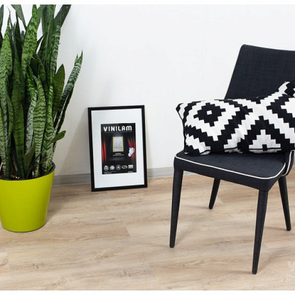 SPC ламинат Vinilam Ceramo Wood Дуб Брюз