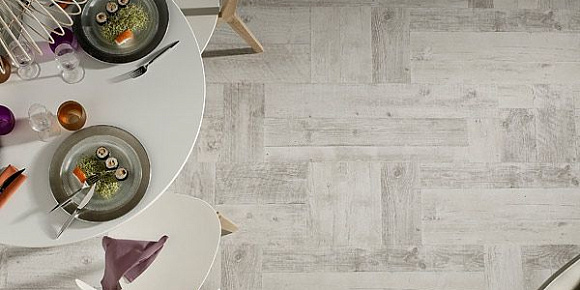 Ламинат Tarkett Laminart Крашеный белый