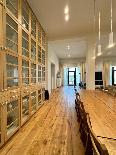 Проект Загородный дом 190м2  Московская обл. Паркет Haven