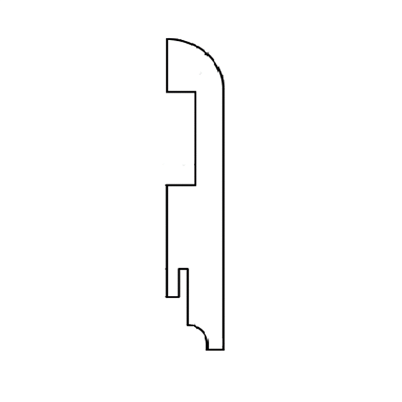 Плинтус Teckwood Титан прямой 70