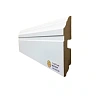 Плинтус Teckwood Белый Прайм Вектор 80 мм