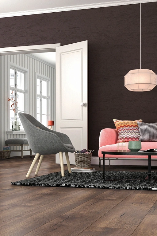 Ламинат Kronotex Exquisit Plus Дуб тёмный Петерсcон D 4766